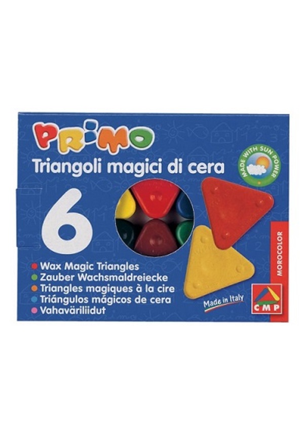 PRİMO SİHİRLİ ÜÇGEN MUM BOYA 6 RENK